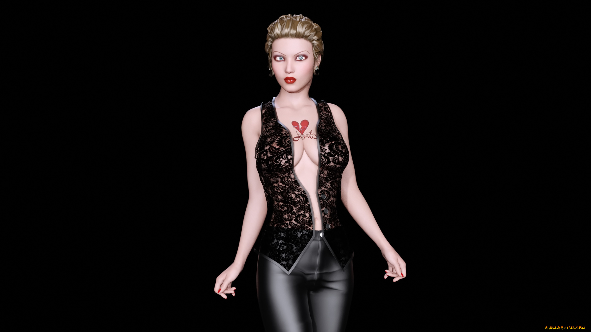 3д, графика, люди, , people, девушка, взгляд, фон