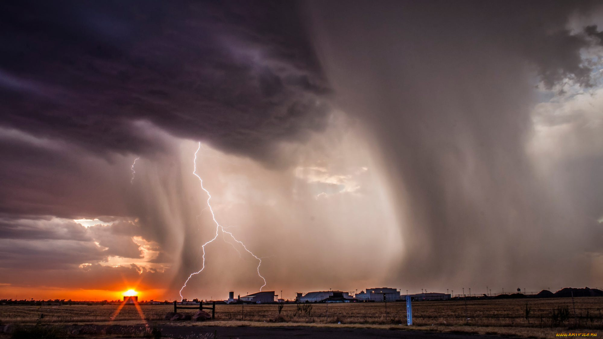 природа, молния, , гроза, гроза, с, молнией