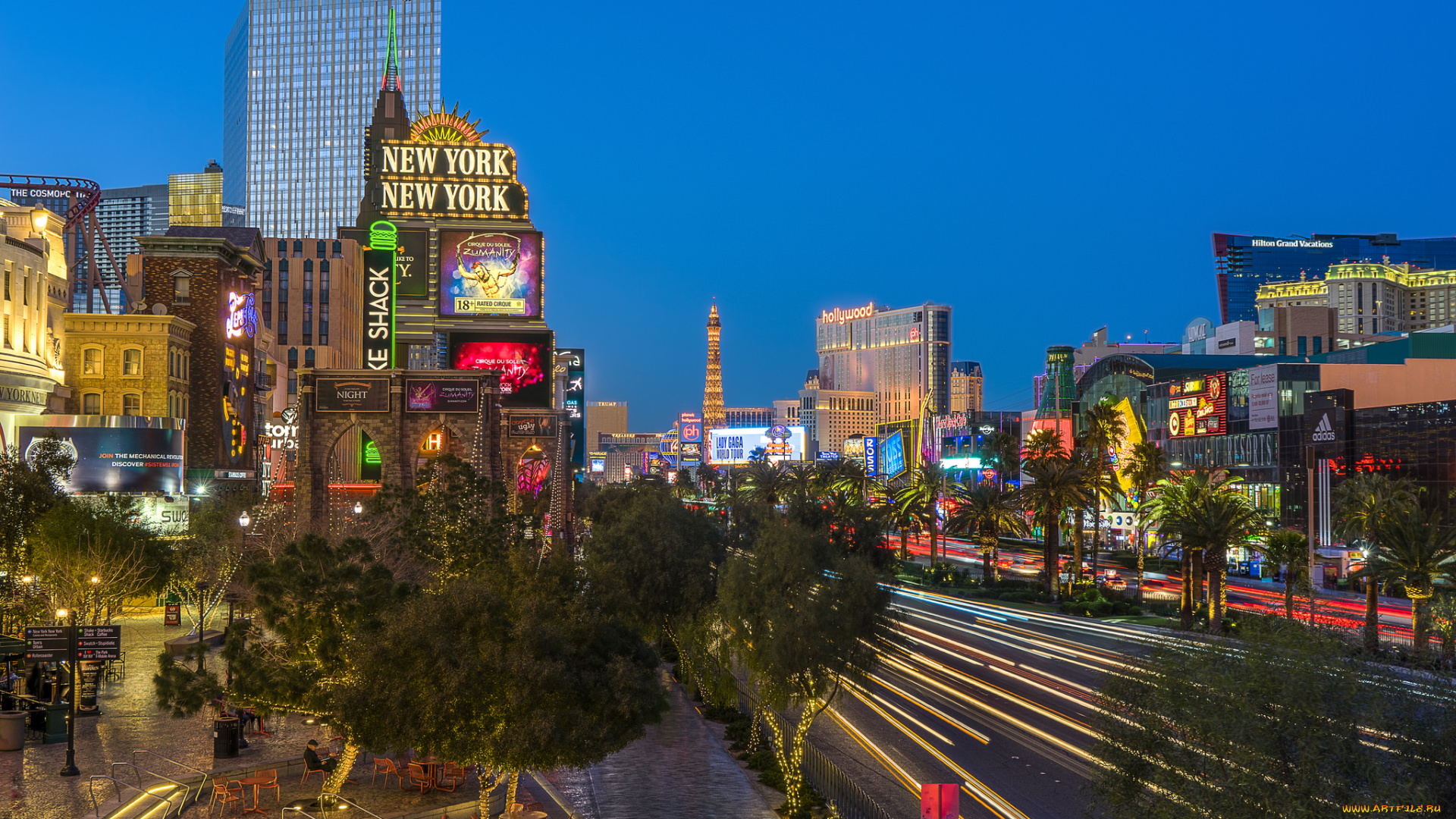 vegas, strip, города, лас-вегас, , сша, казино, отели