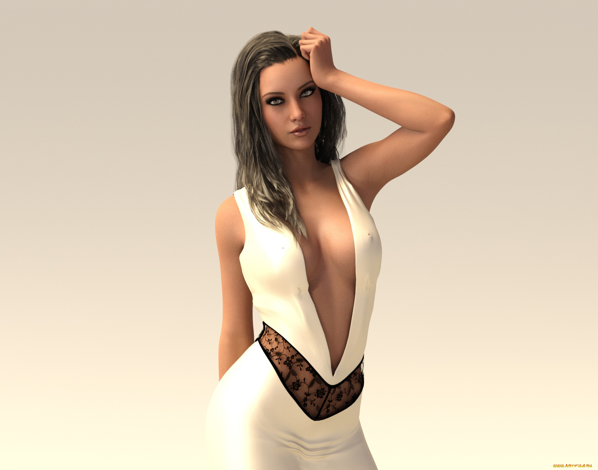 3д, графика, люди, , people, фон, девушка, взгляд