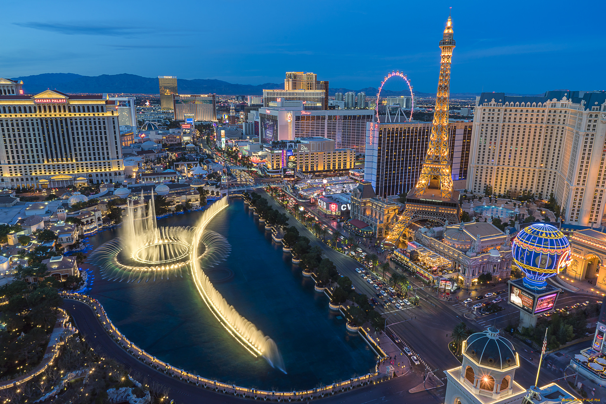 города, лас-вегас, , сша, казино, отели