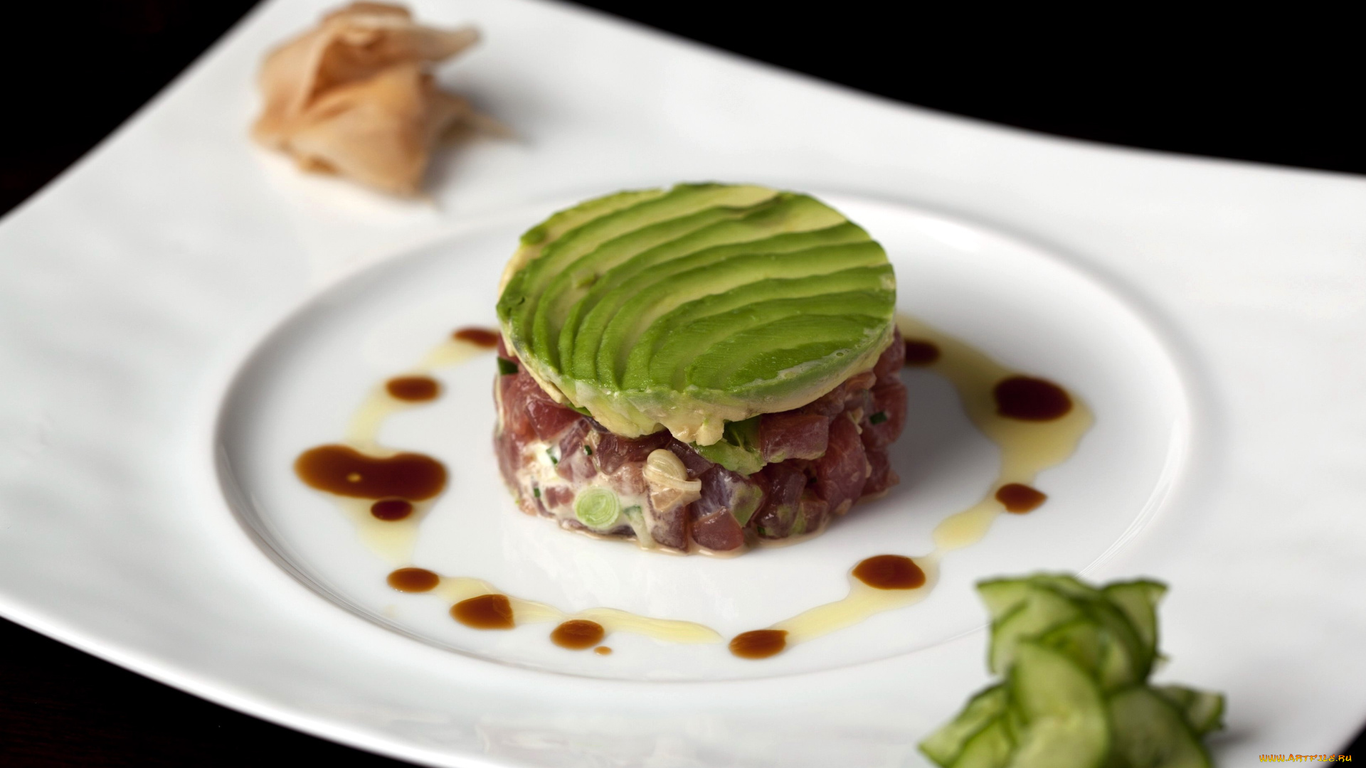 еда, салаты, , закуски, закуска, тунец