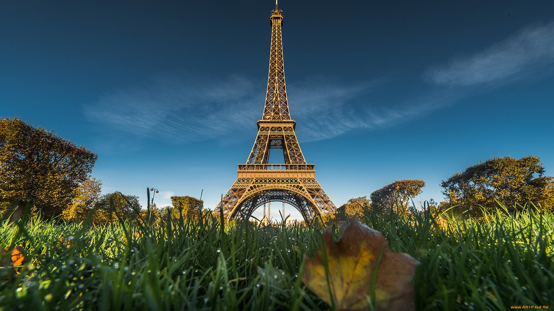 города, париж, , франция, простор