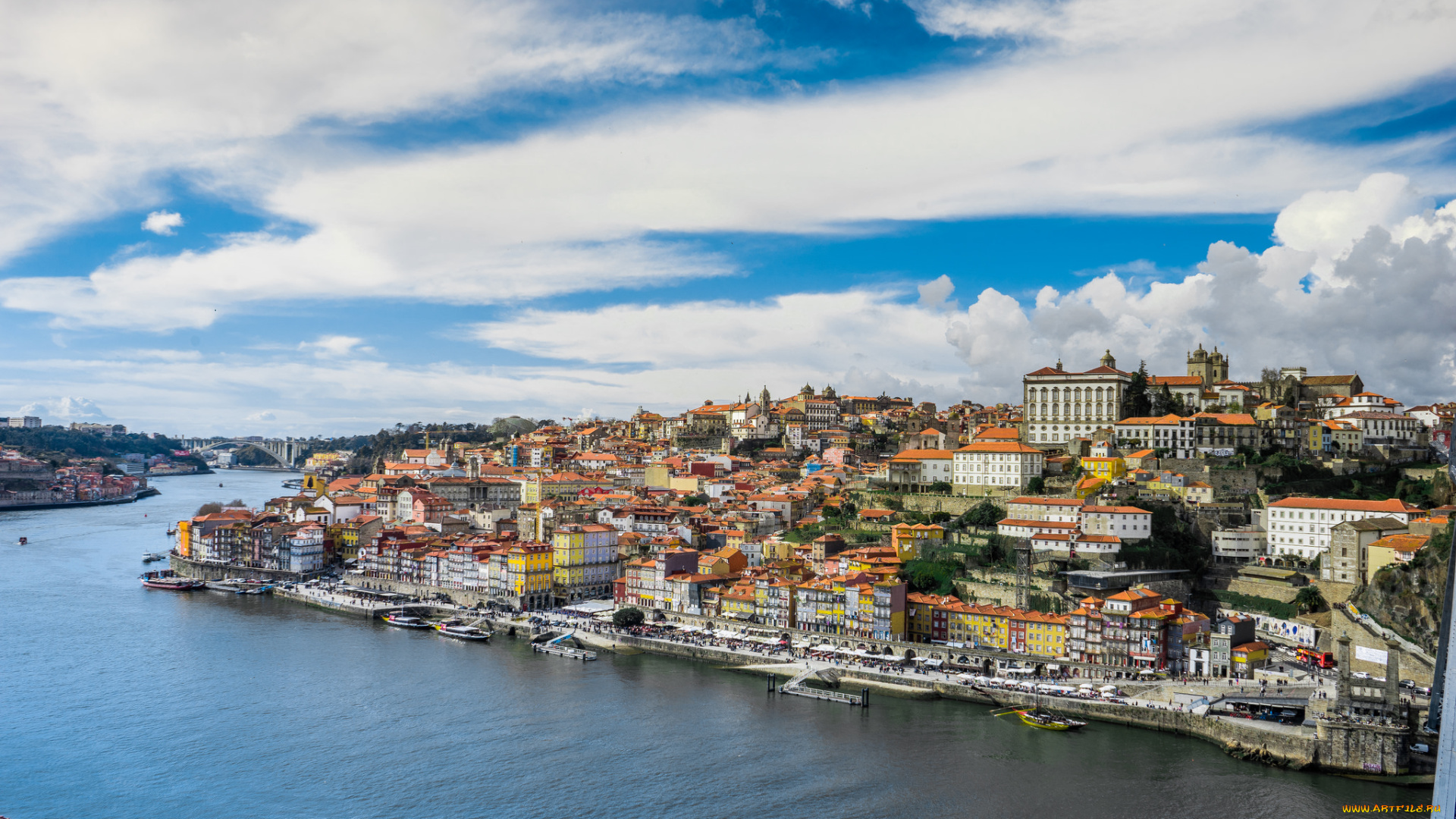 porto, города, порту, , португалия, простор