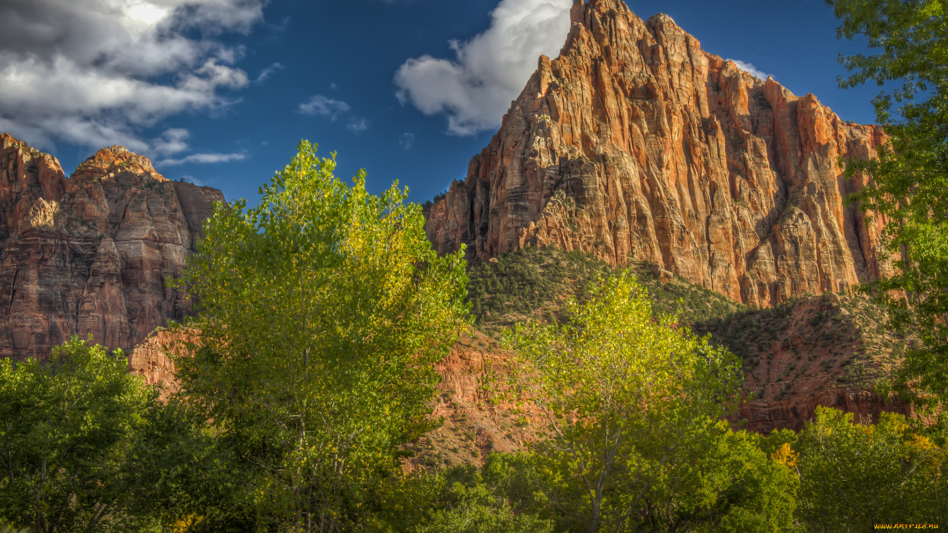 природа, горы, простор