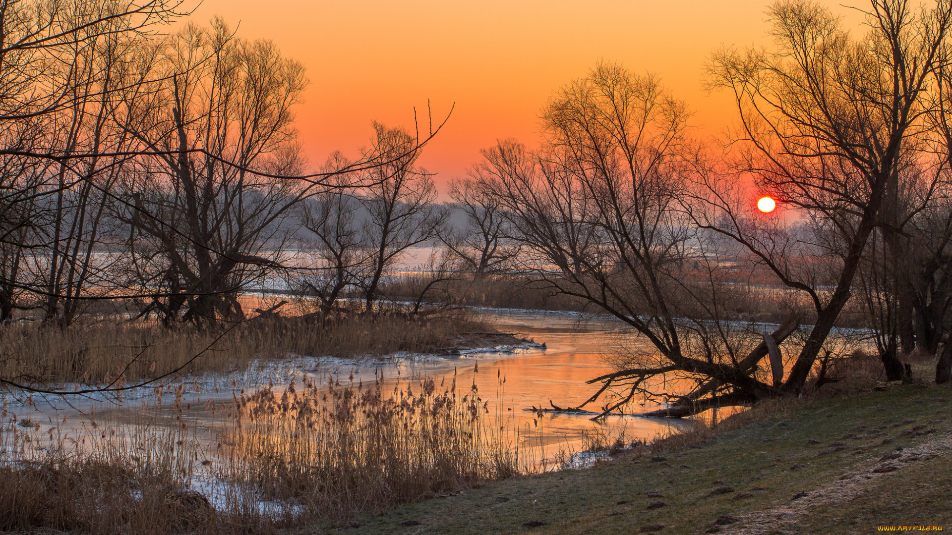 природа, реки, озера, простор