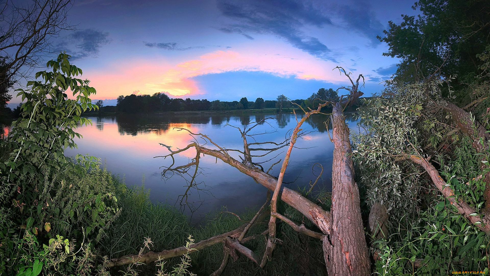 природа, реки, озера, простор