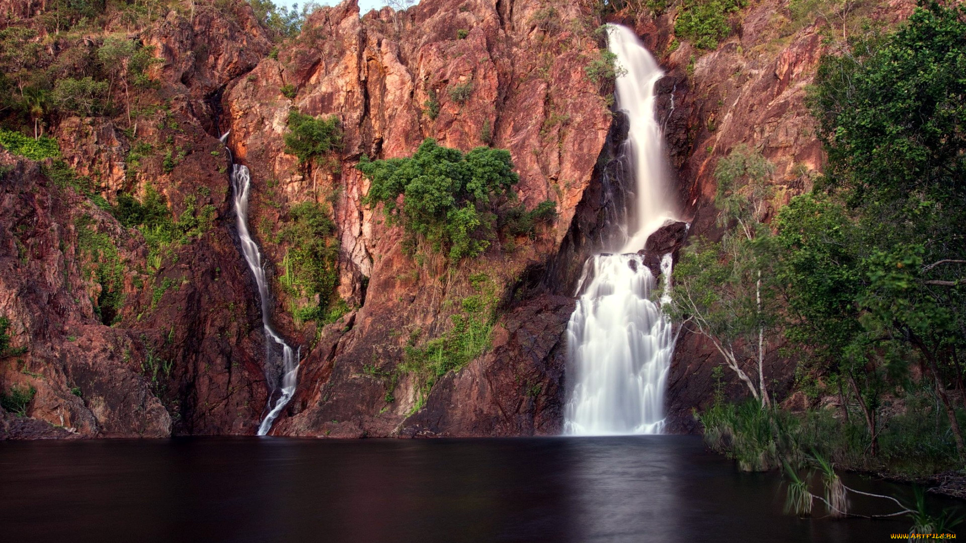 природа, водопады, водопад