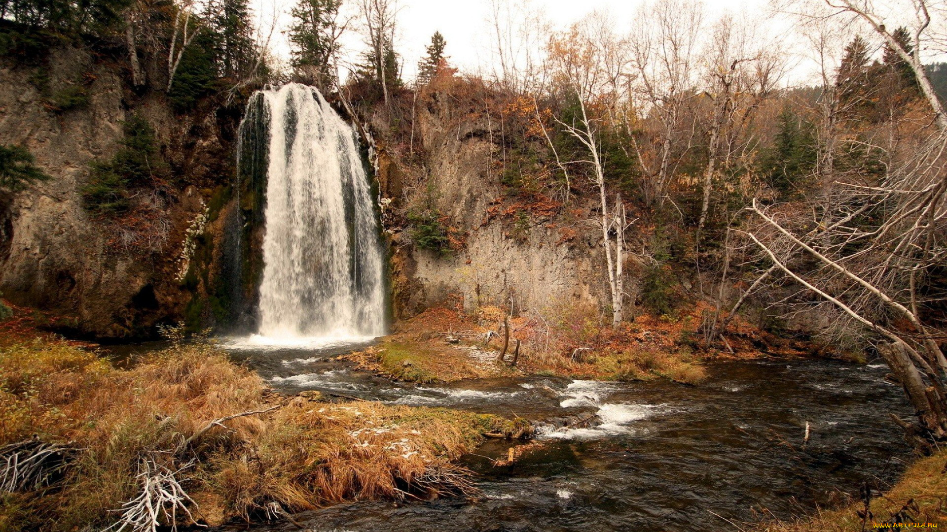 природа, водопады, водопад