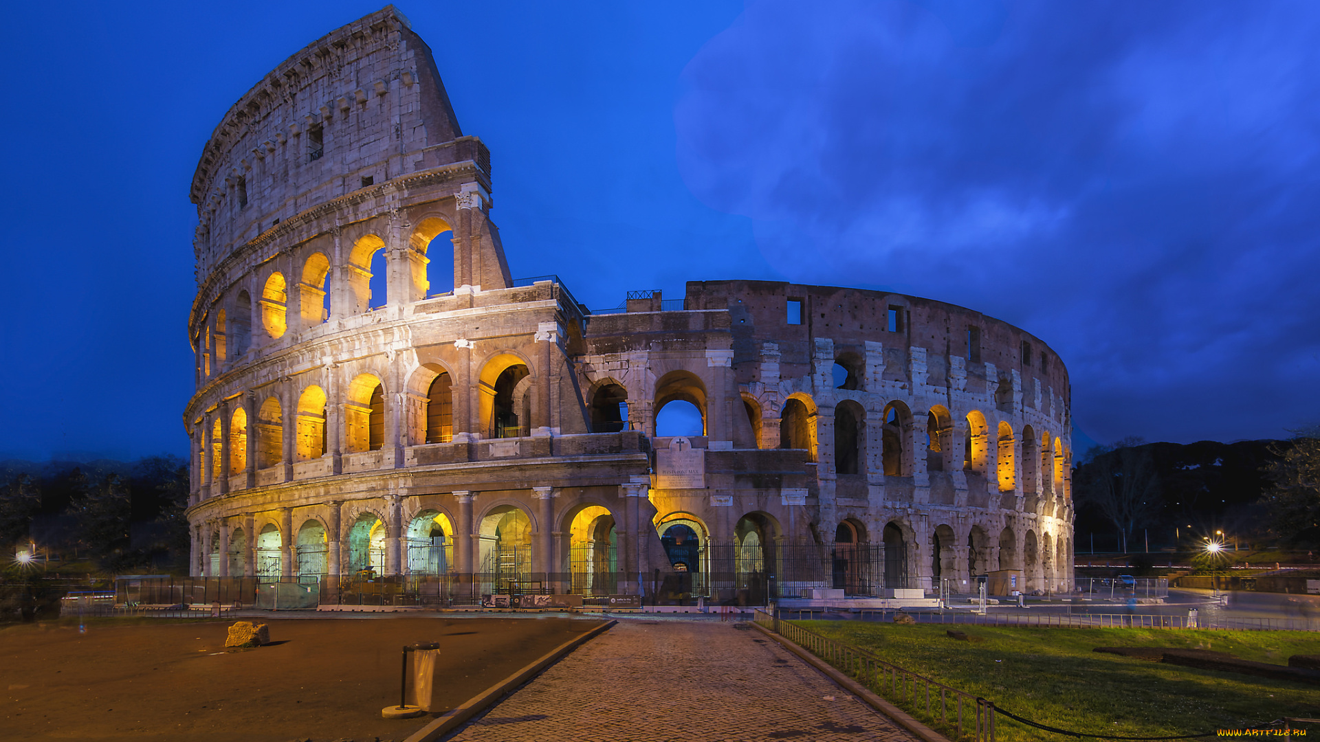 roman, colosseum, города, рим, , ватикан, , италия, простор