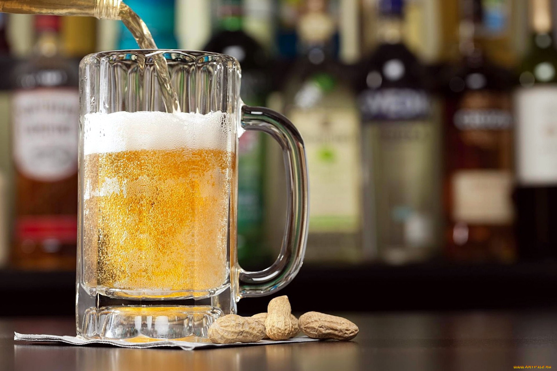 еда, напитки, , пиво, бокал, пиво, пена, орехи
