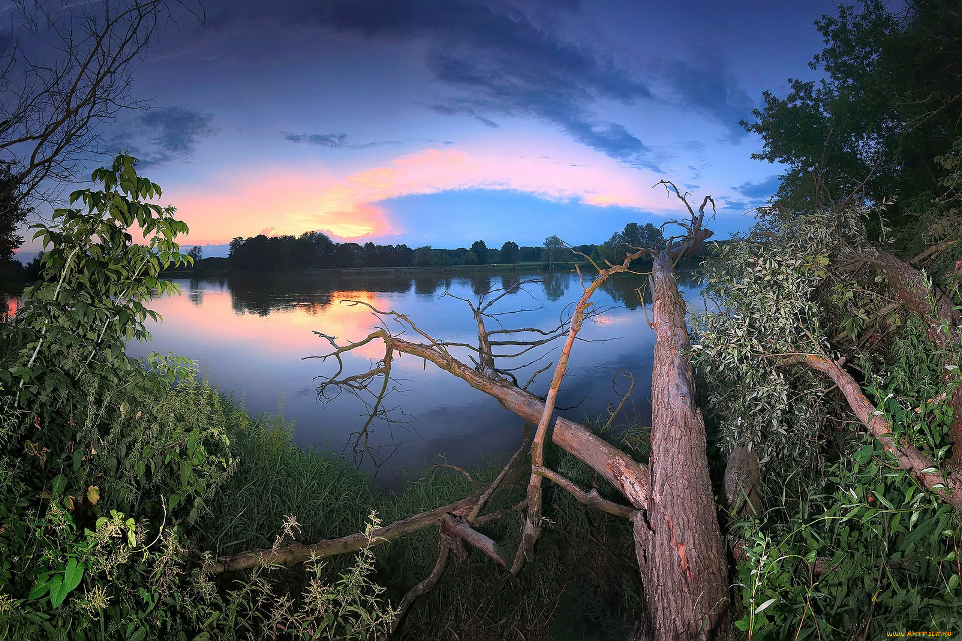 природа, реки, озера, простор