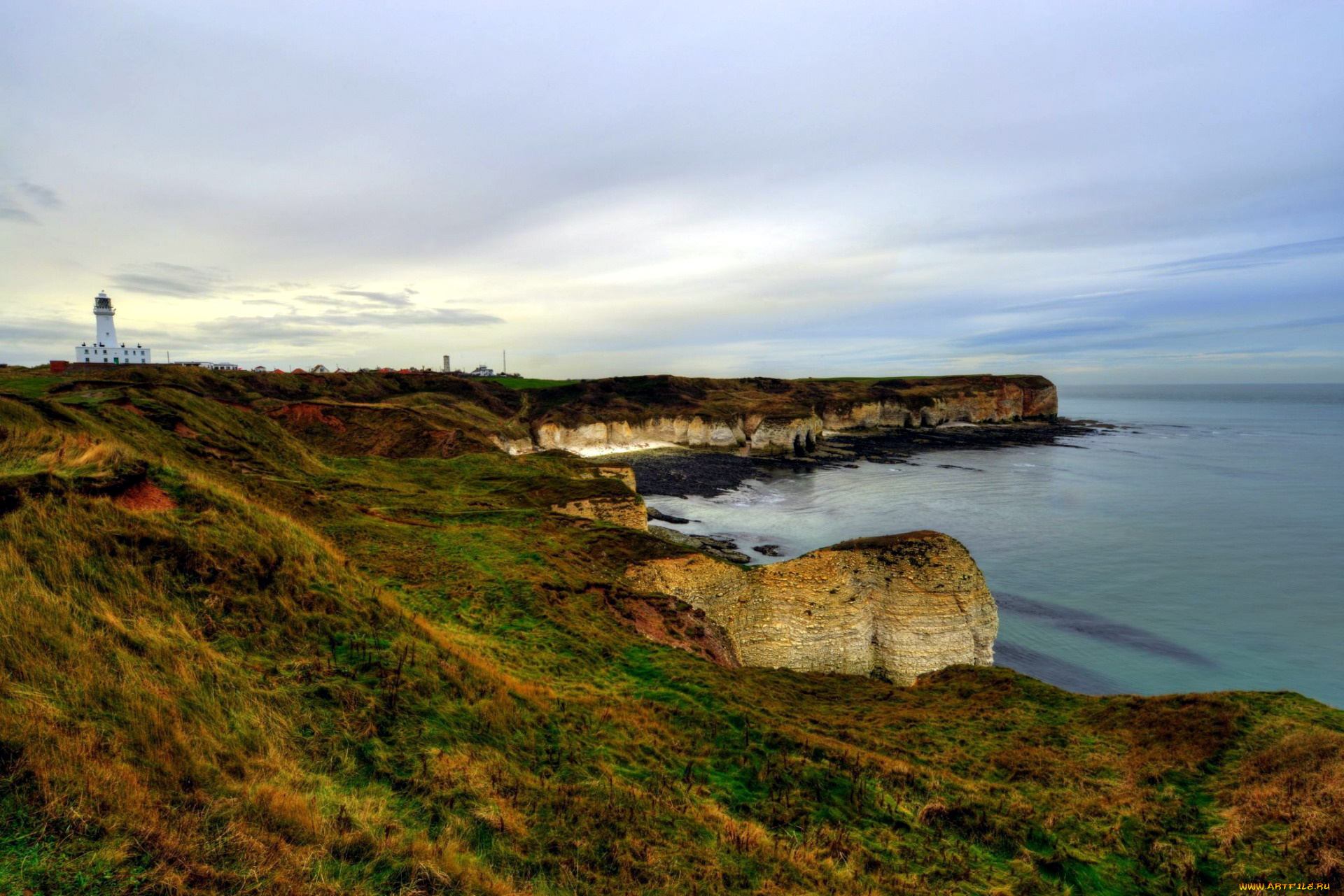 природа, побережье, скалы