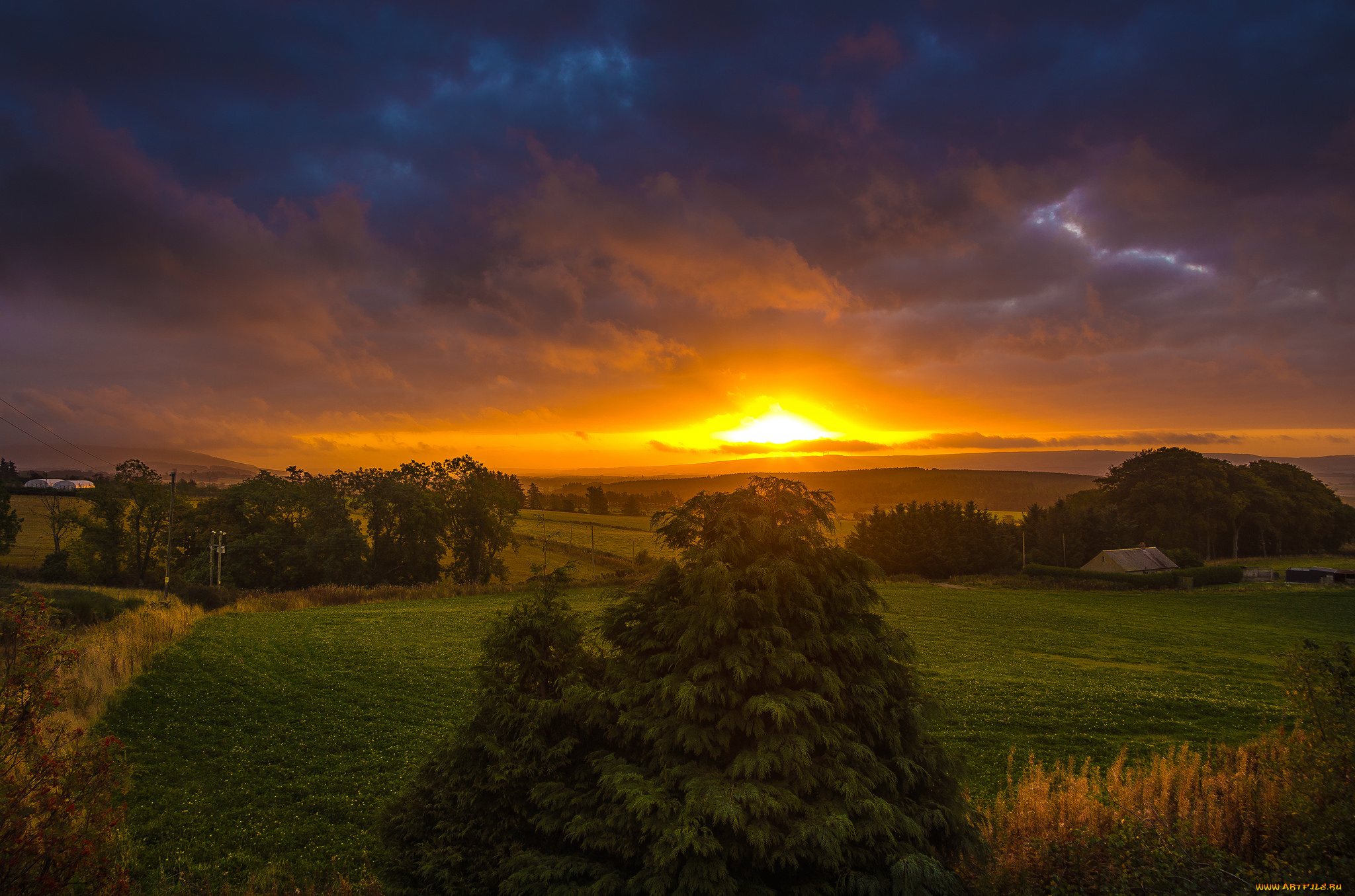 природа, восходы, закаты, простор