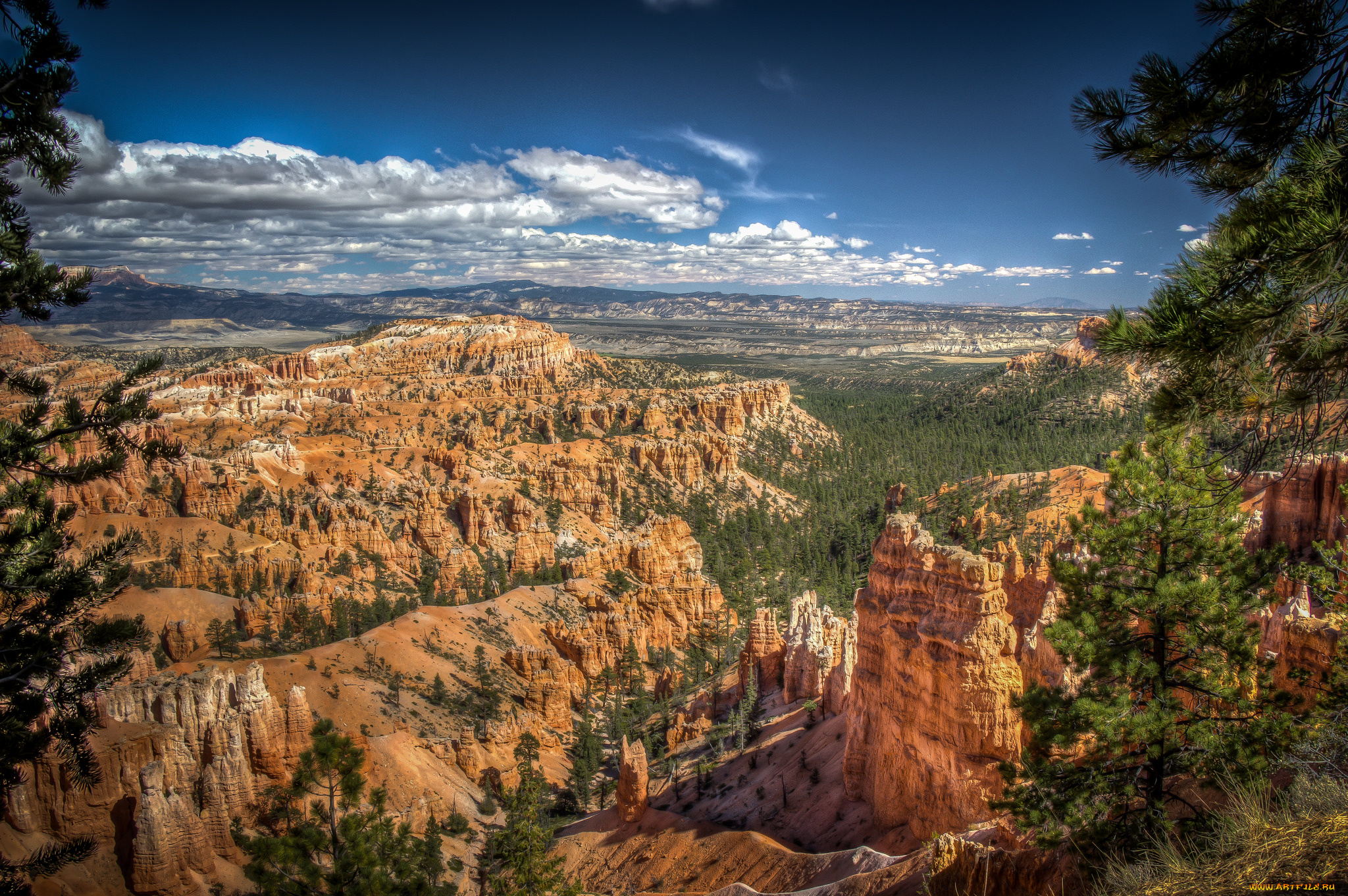 природа, горы, простор