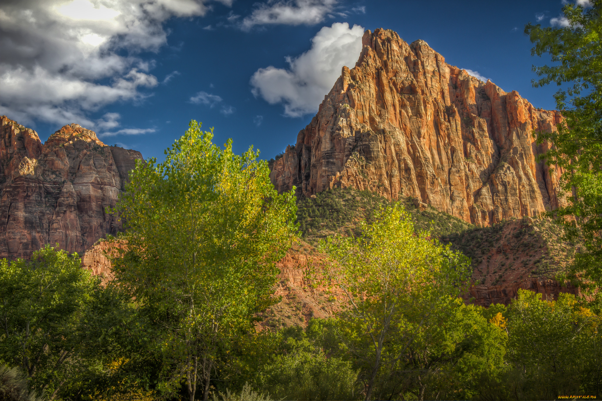 природа, горы, простор