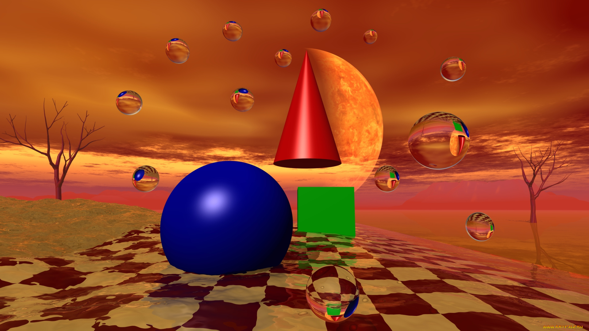 3д, графика, шары, , balls, фон, шары