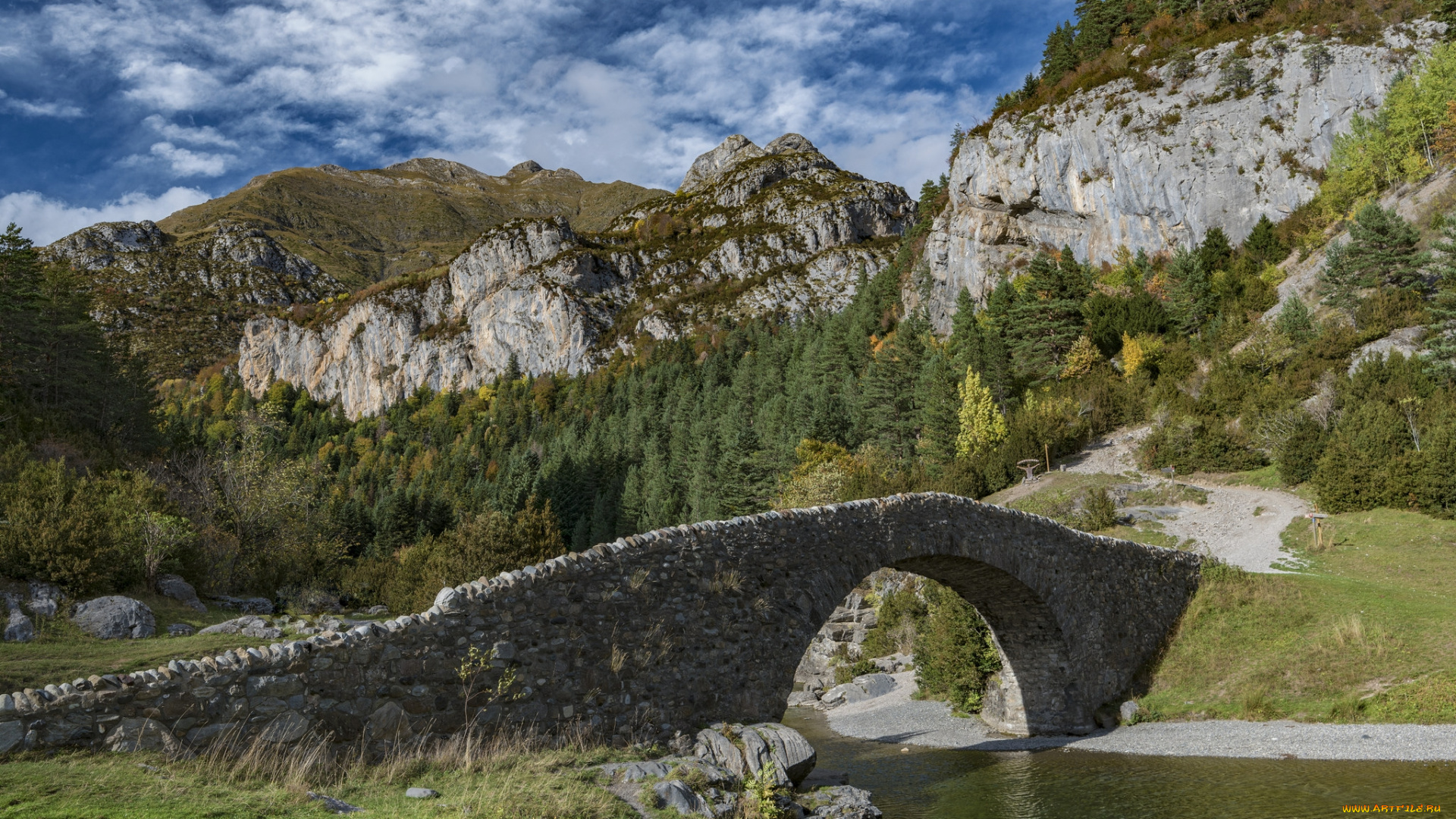 природа, горы, простор