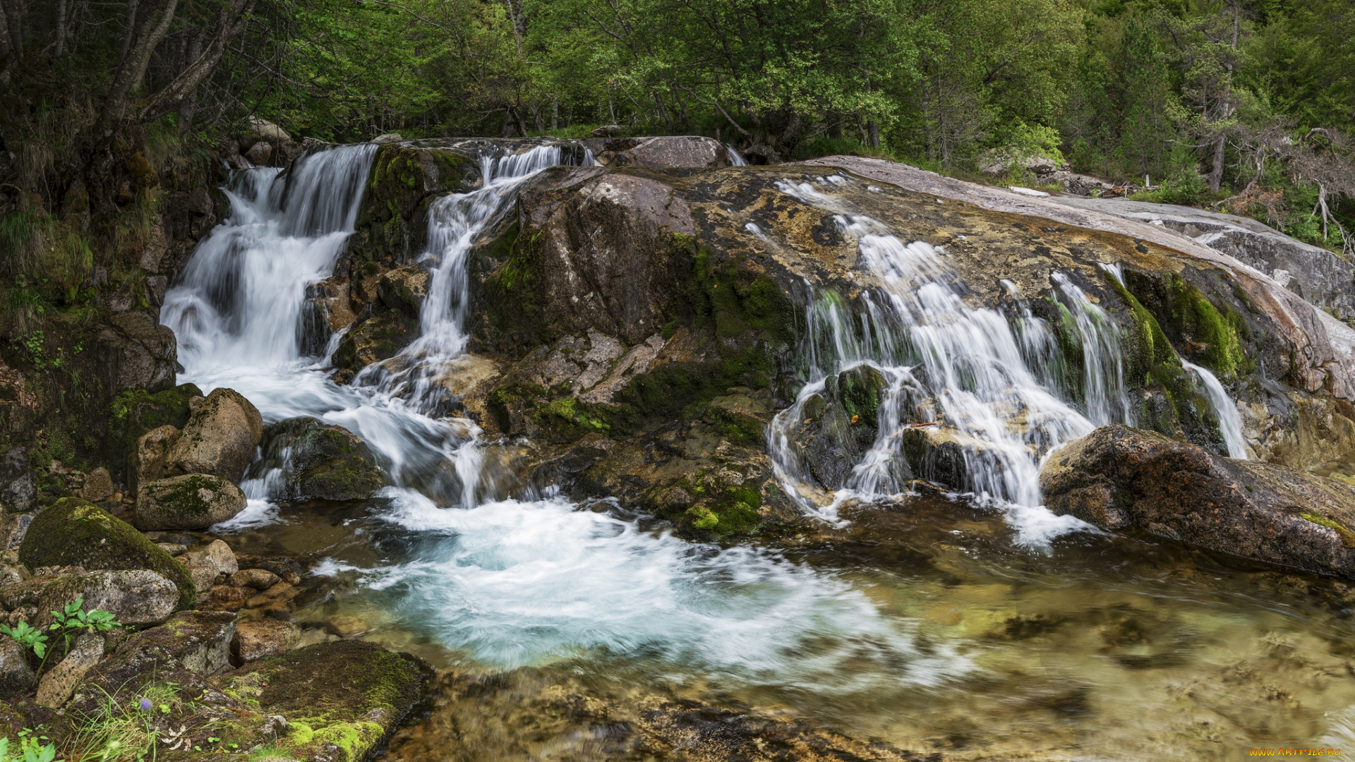 природа, водопады, простор