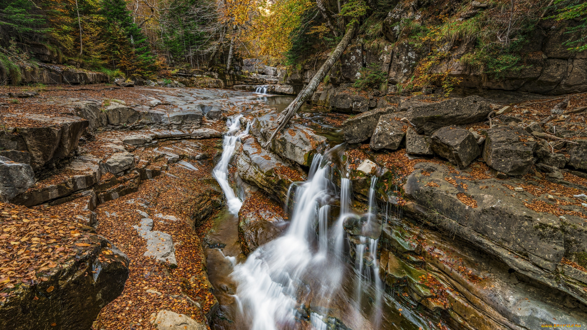 природа, водопады, простор