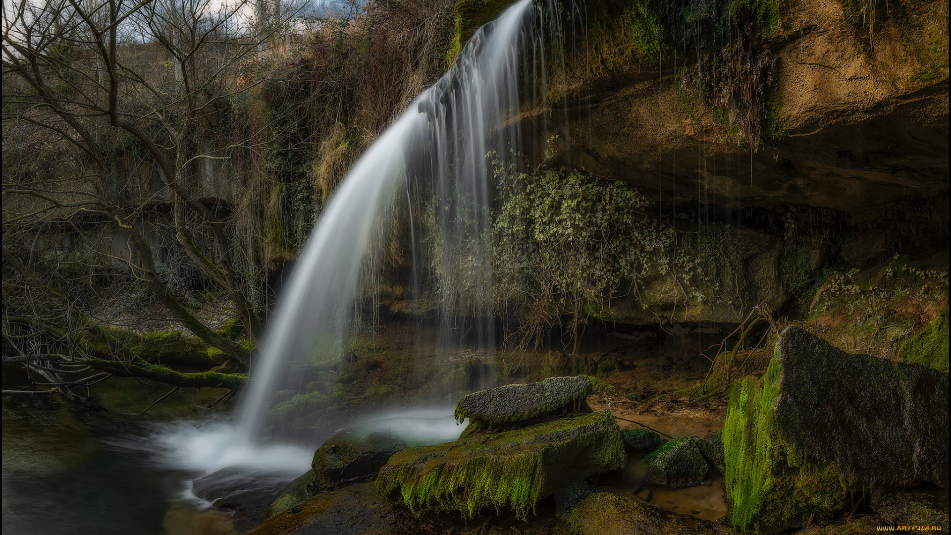 природа, водопады, простор