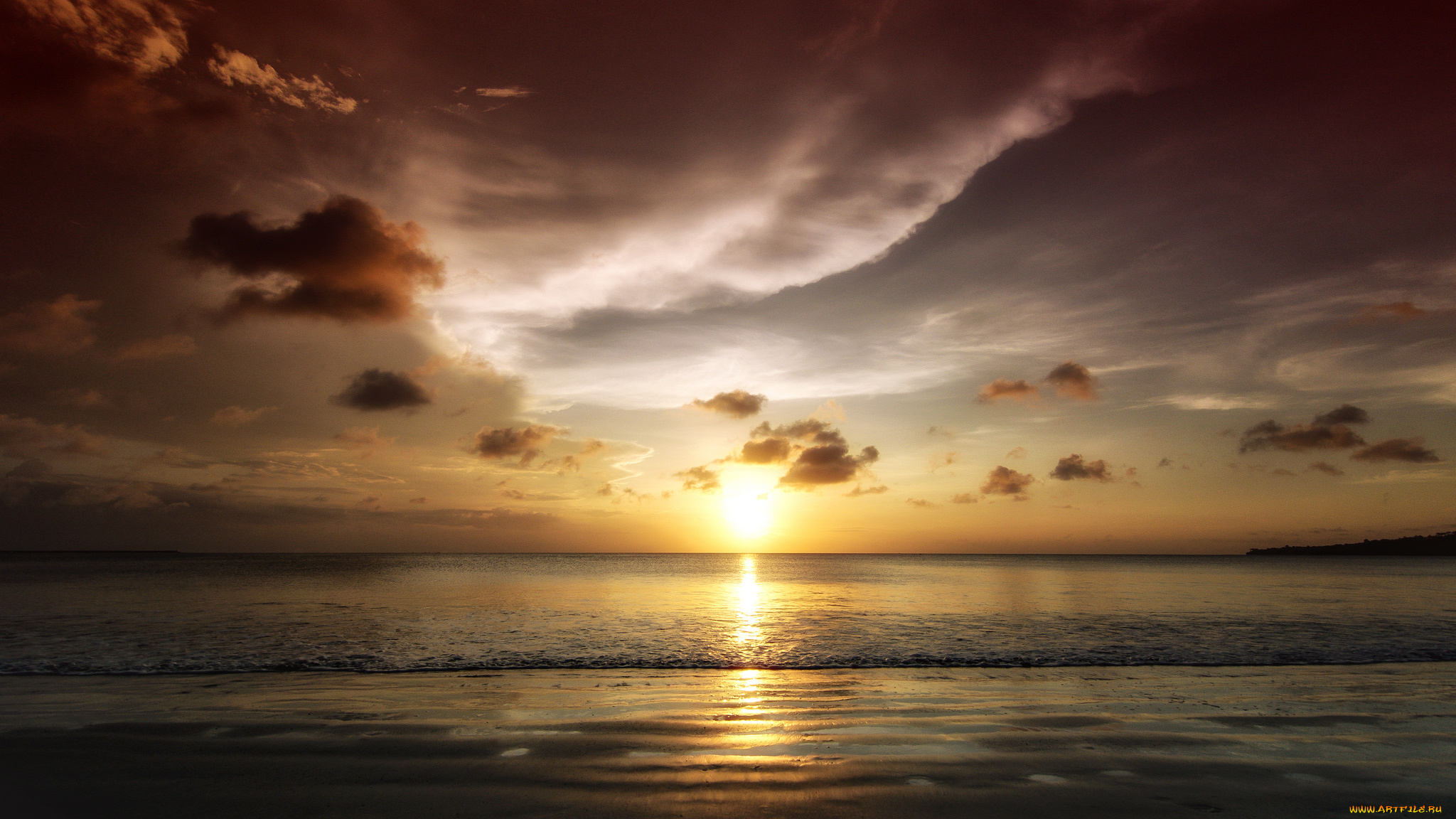 природа, восходы, закаты, простор