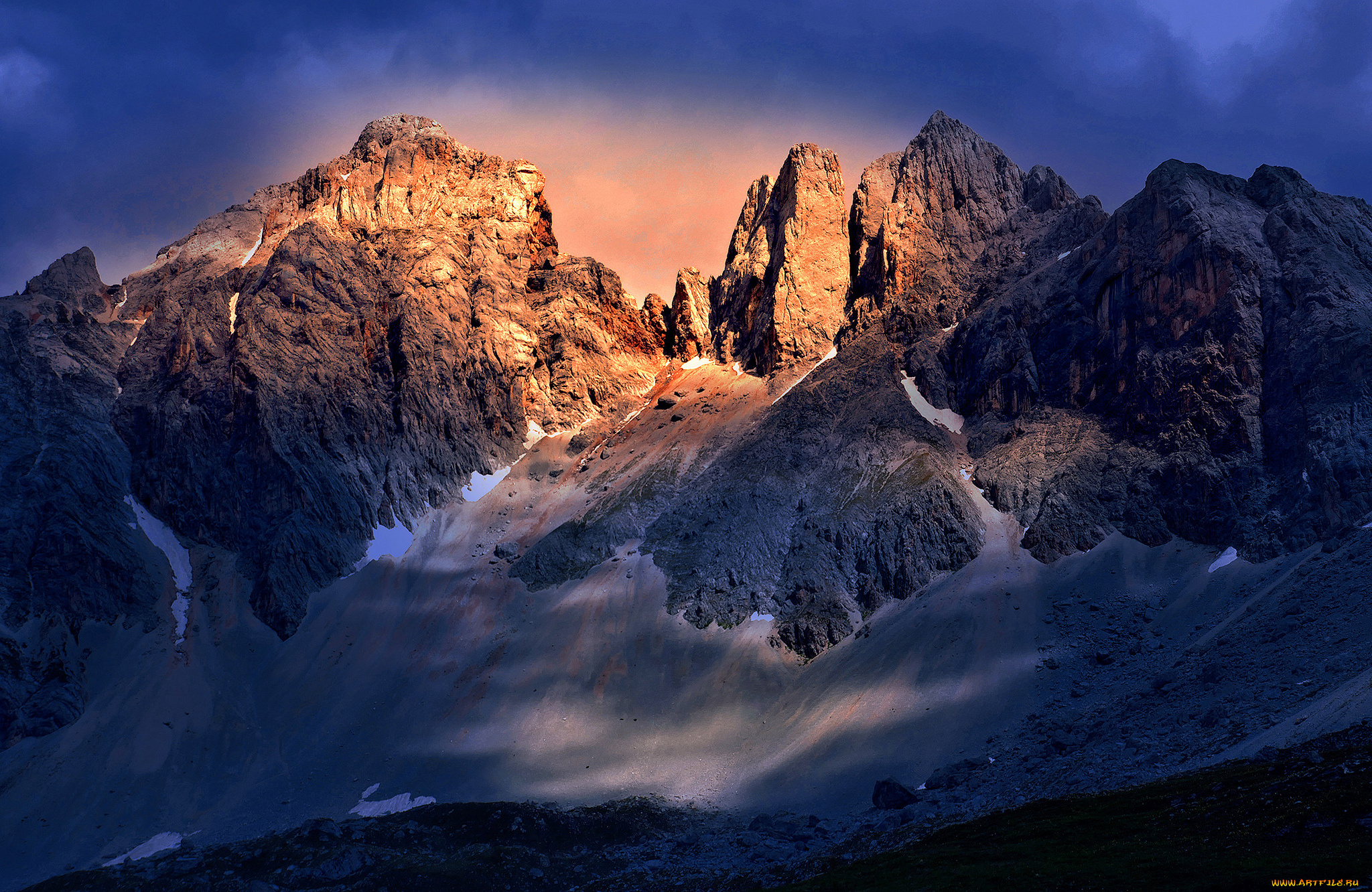 природа, горы, простор