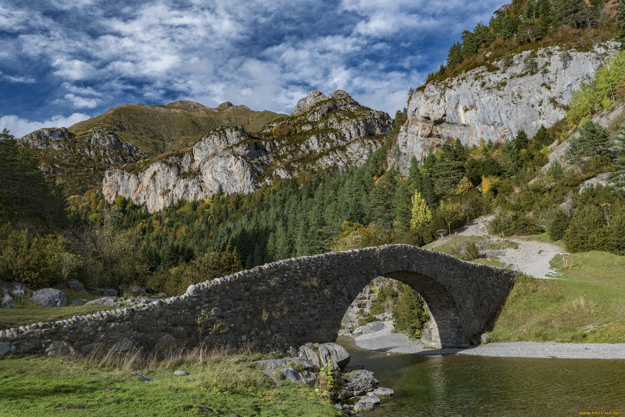 природа, горы, простор