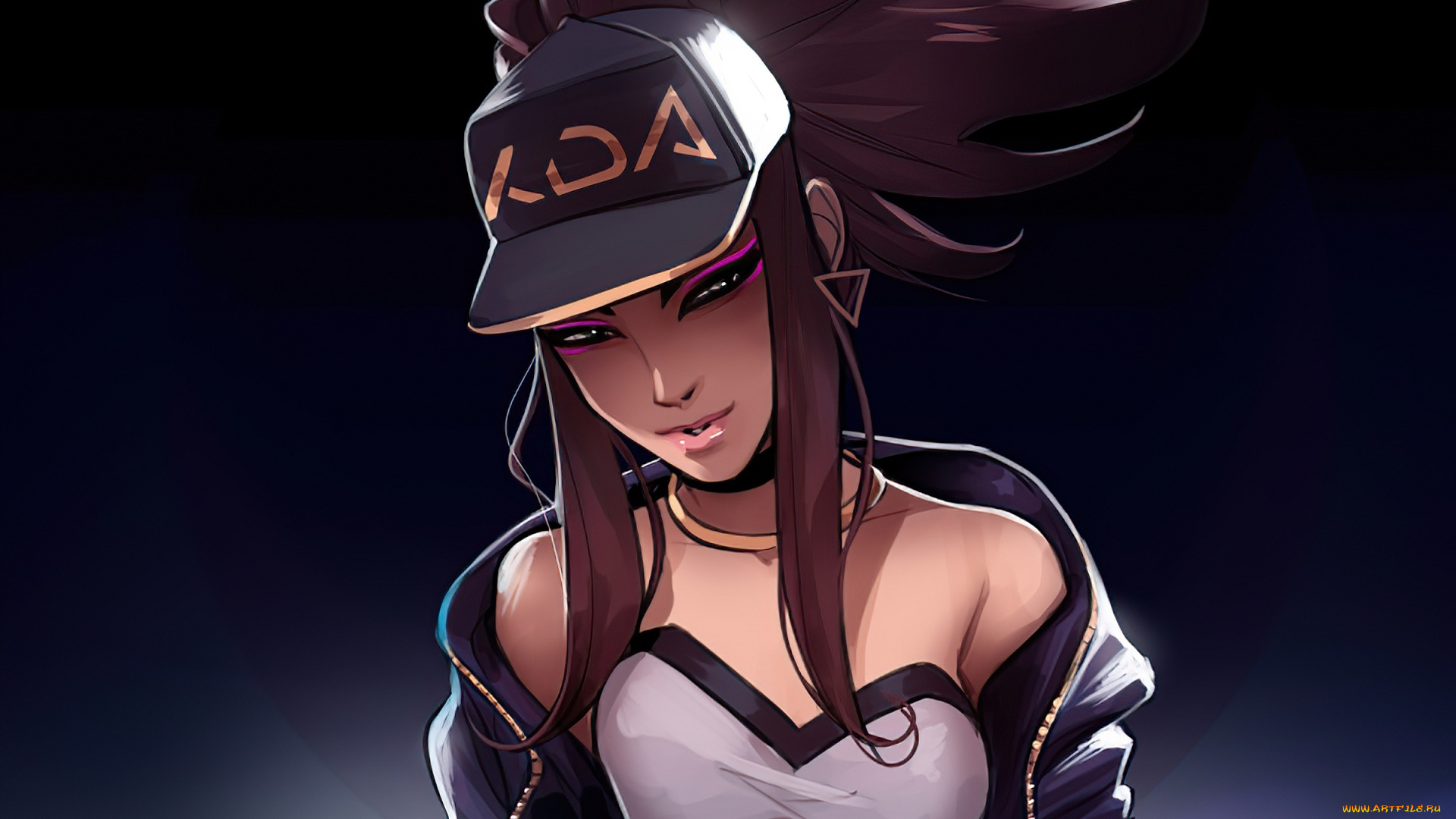 видео, игры, league, of, legends, akali