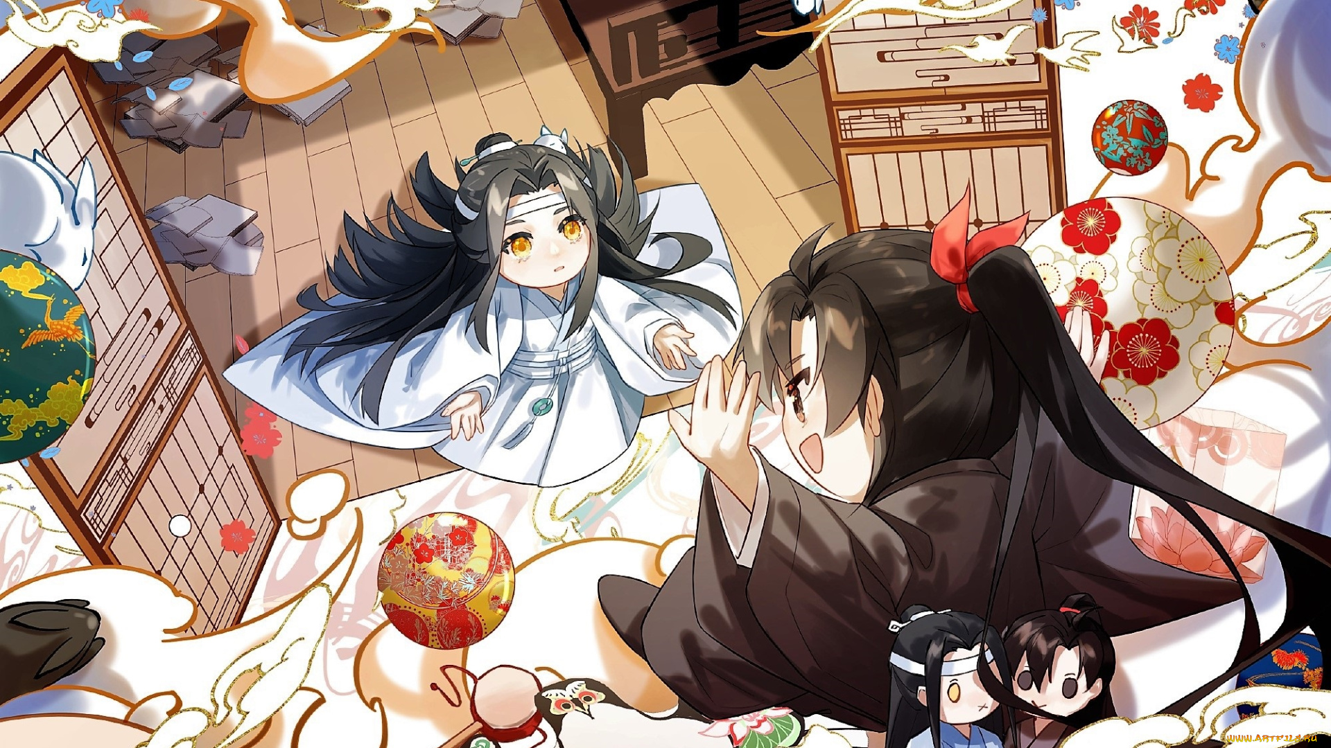 аниме, mo, dao, zu, shi, вэй, усянь, лань, ванцзы