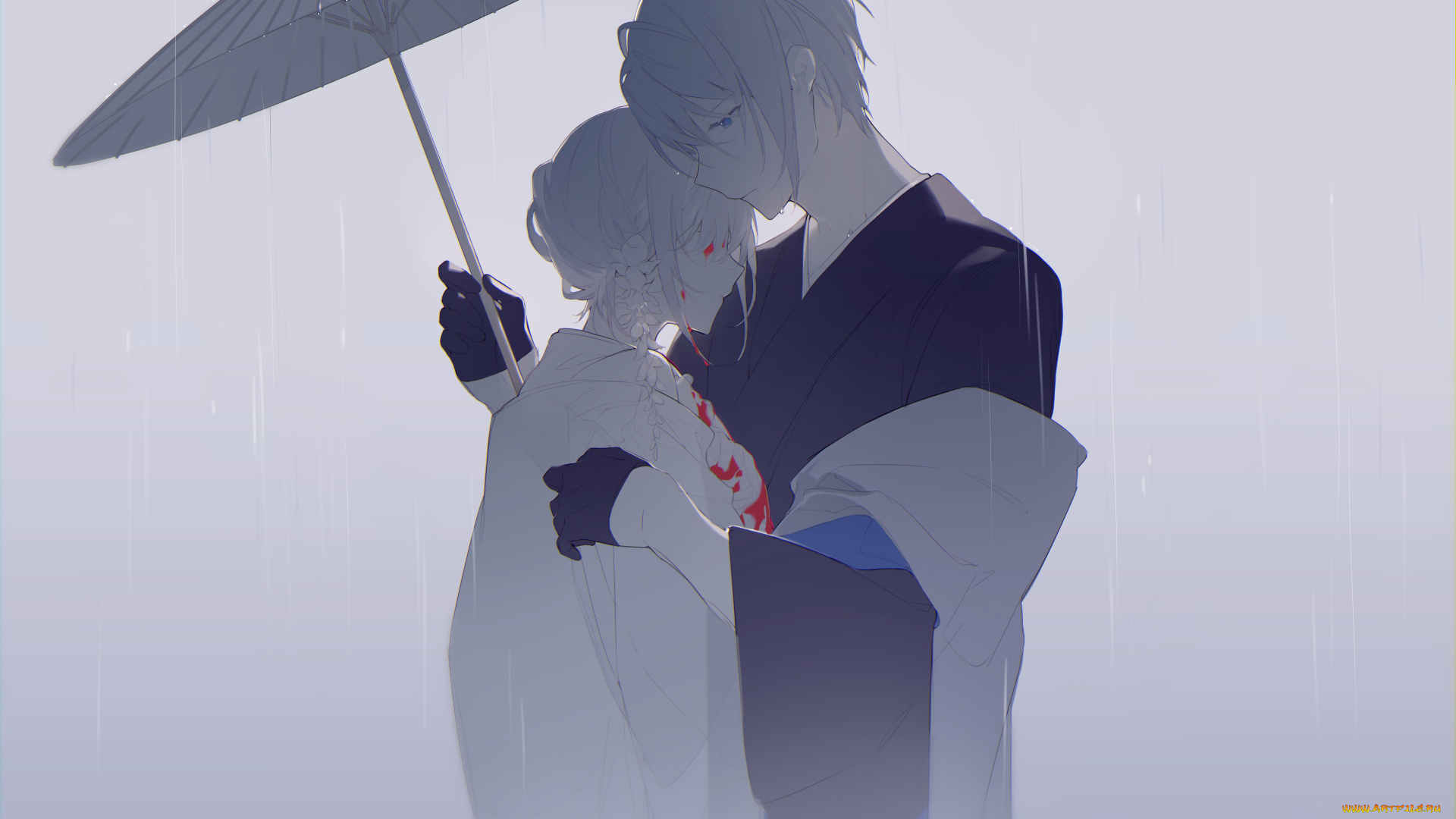 аниме, touken, ranbu, танец, мечей