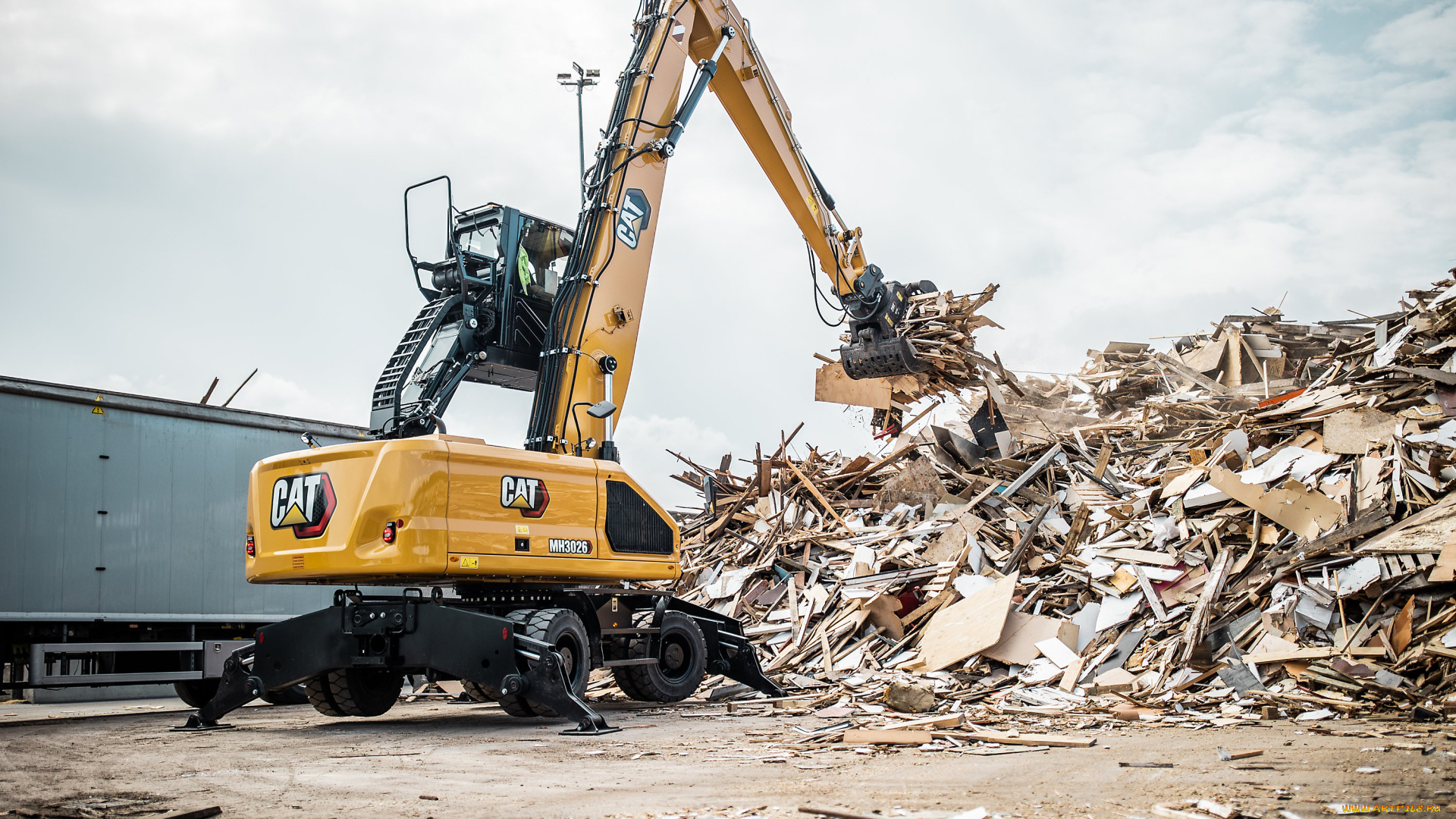 техника, экскаваторы, catetpillar