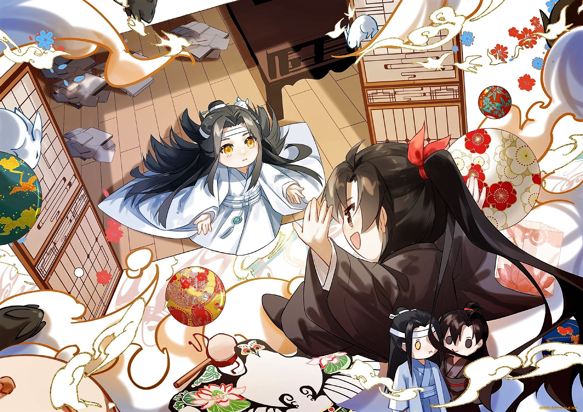 аниме, mo, dao, zu, shi, вэй, усянь, лань, ванцзы