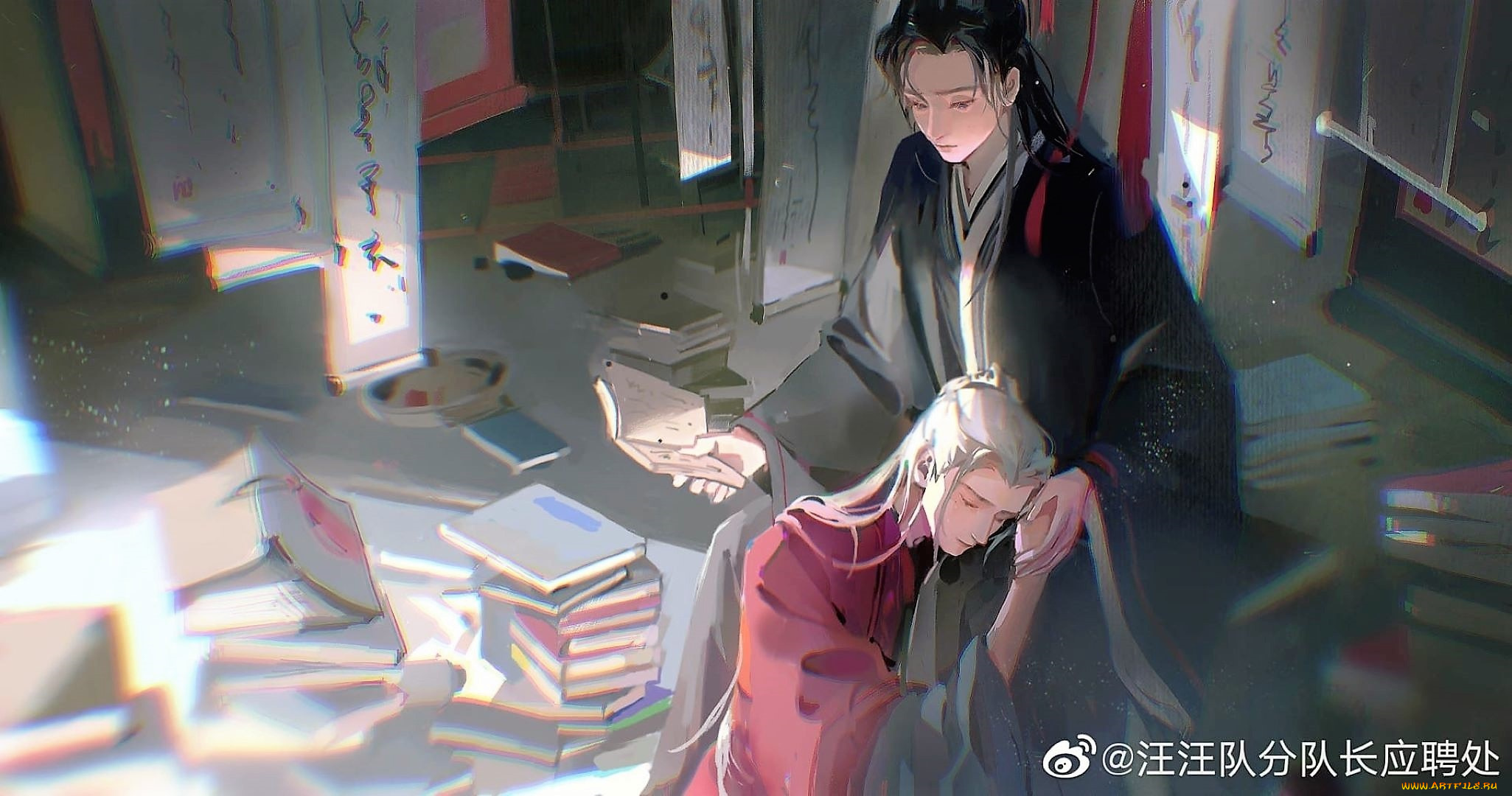 аниме, unknown, , другое, , мужчины, свитки, книги