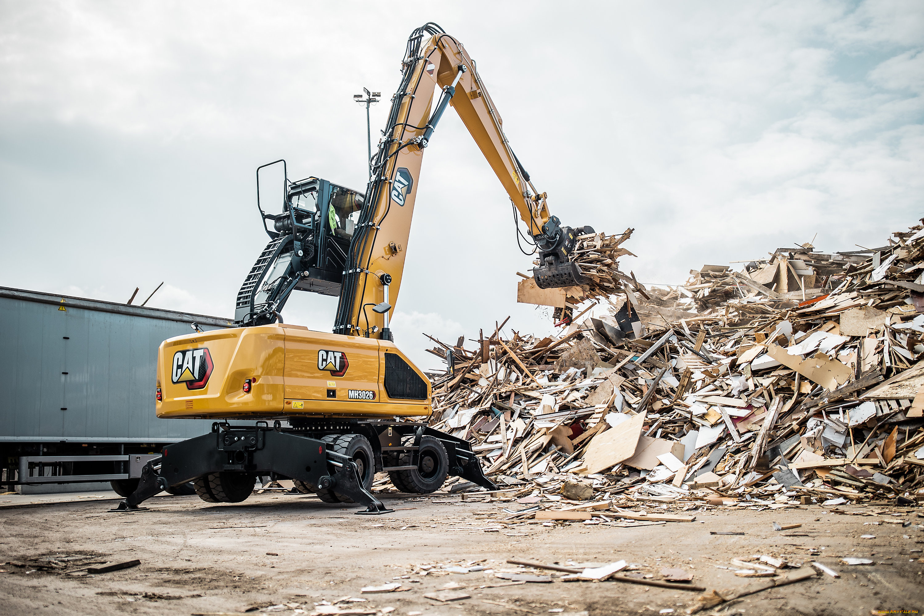 техника, экскаваторы, catetpillar