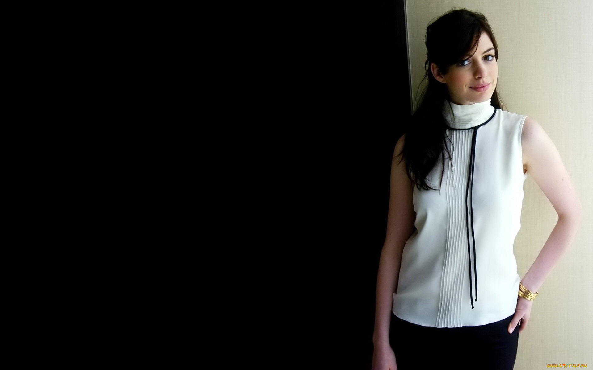 девушки, anne, hathaway, актриса, топ