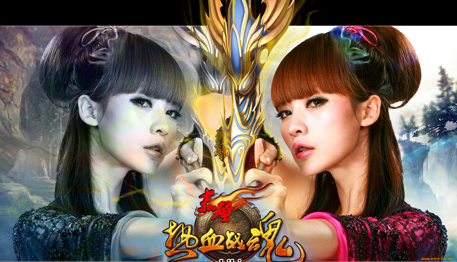 видео, игры, red, cliff, девушка, лучница