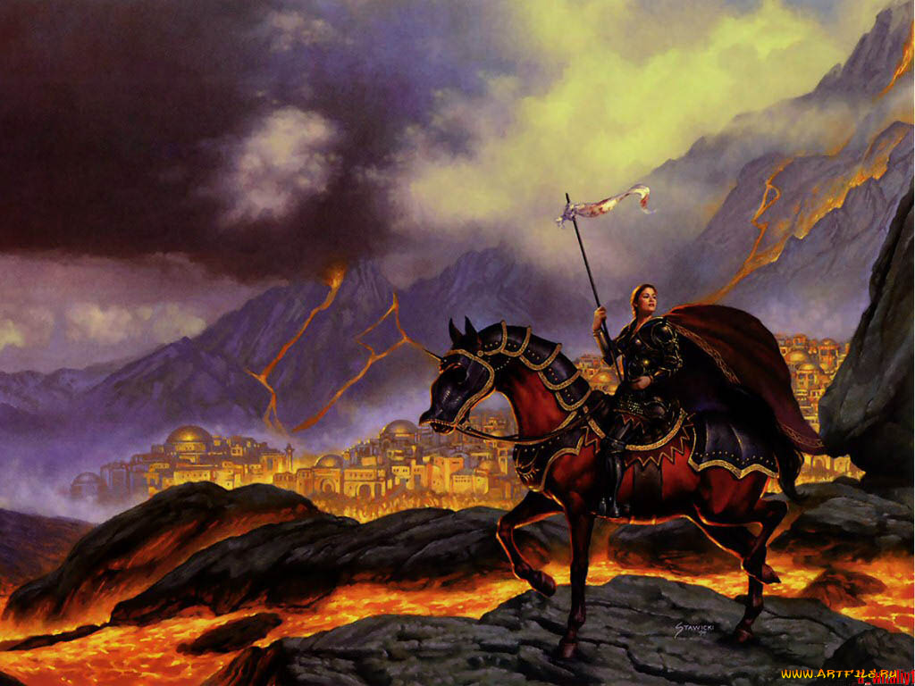 фэнтези, всадники, наездники