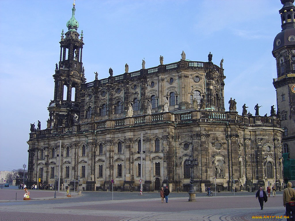 города, дрезден, германия