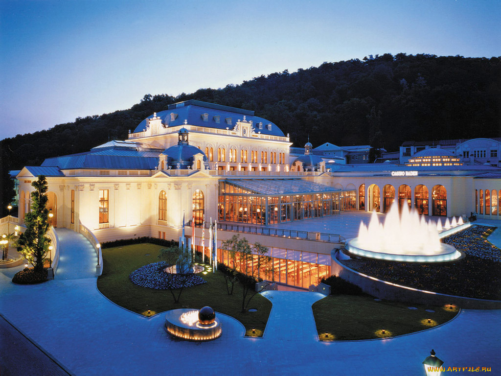 города, дворцы, замки, крепости, baden-baden, germany