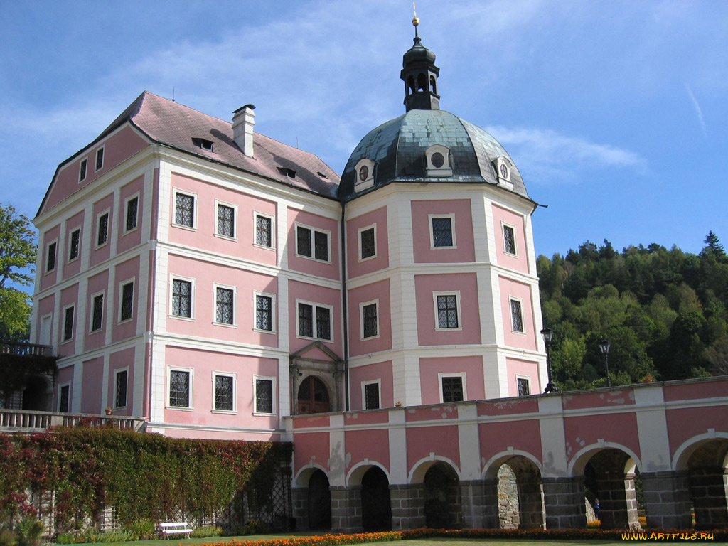 города, дворцы, замки, крепости, замок, бечов-над-теплой, Чехия