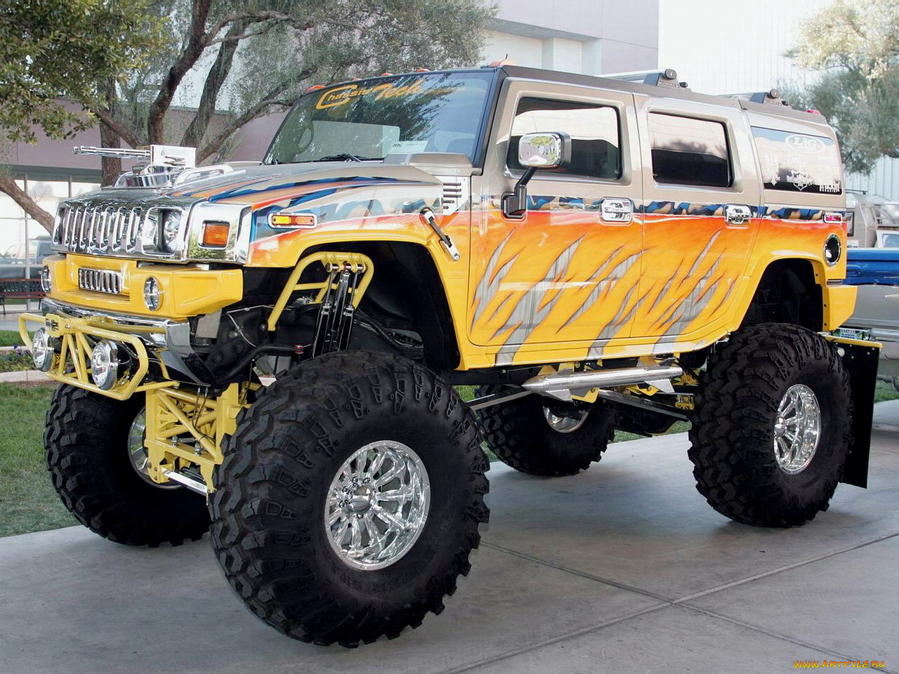 hummer, h2, tuning, автомобили