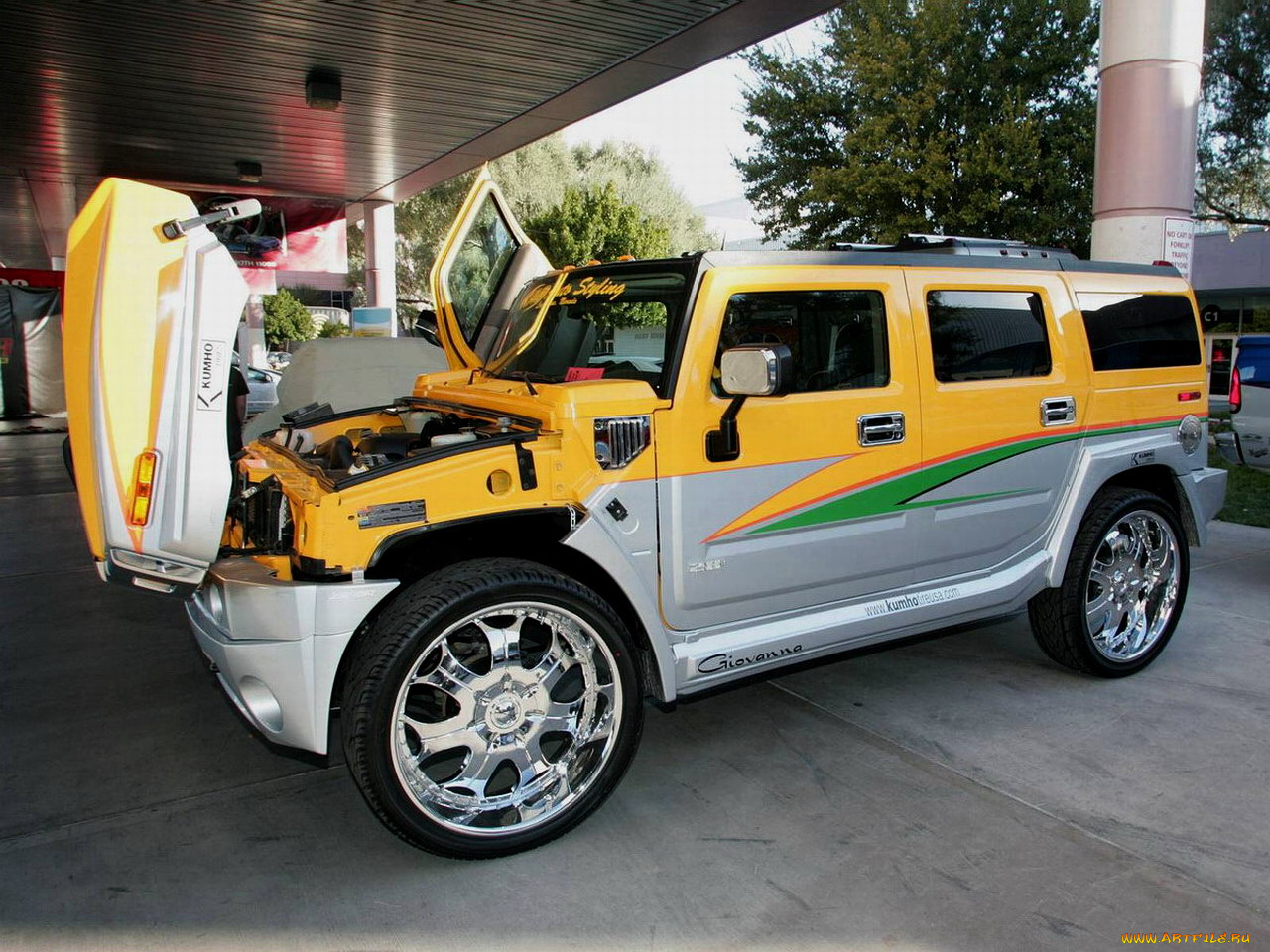 hummer, h2, tuning, автомобили
