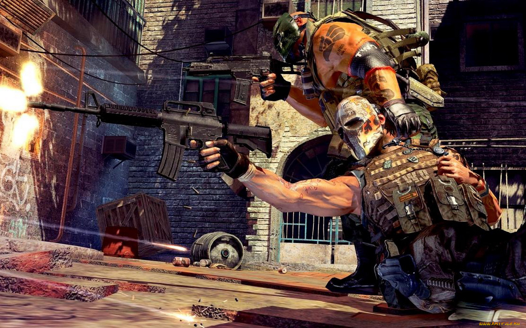 видео, игры, army, of, two, the, 40th, day