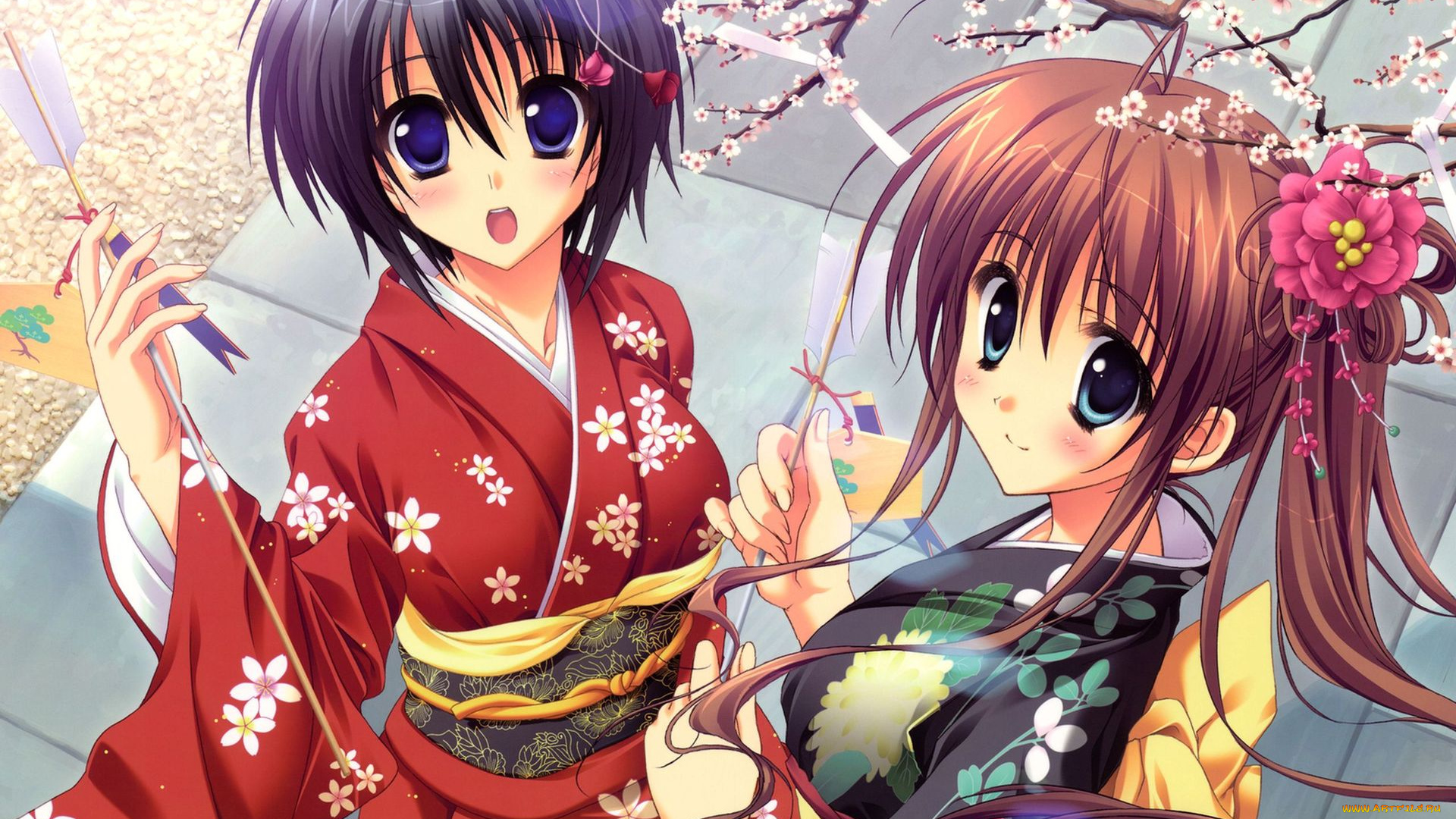 аниме, akaneiro, ni, somaru, saka