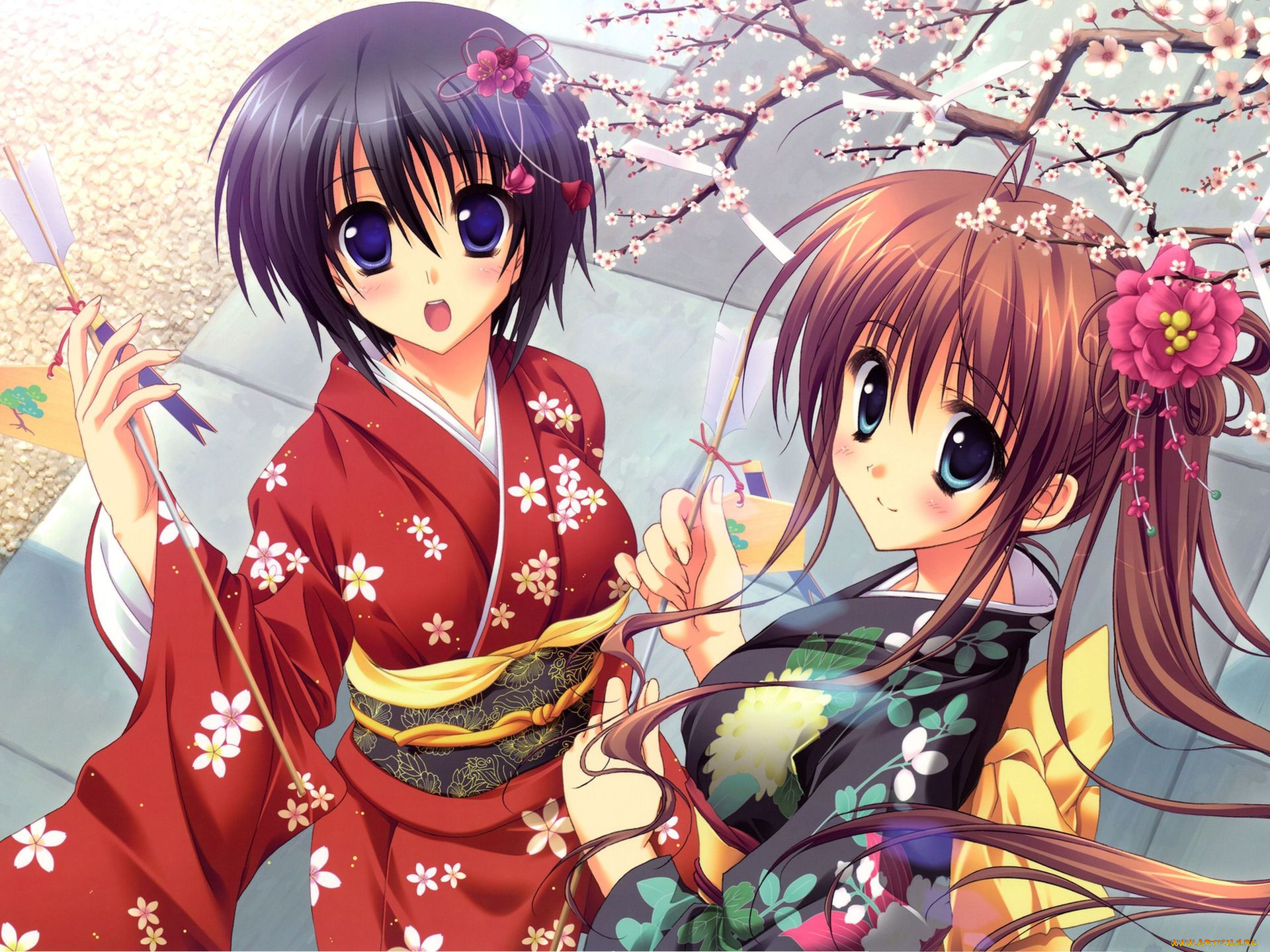 аниме, akaneiro, ni, somaru, saka