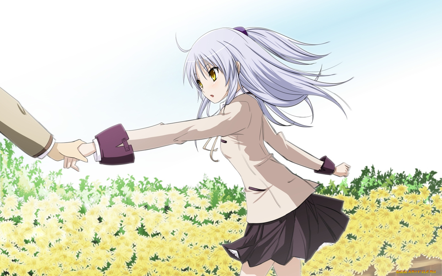 аниме, angel, beats