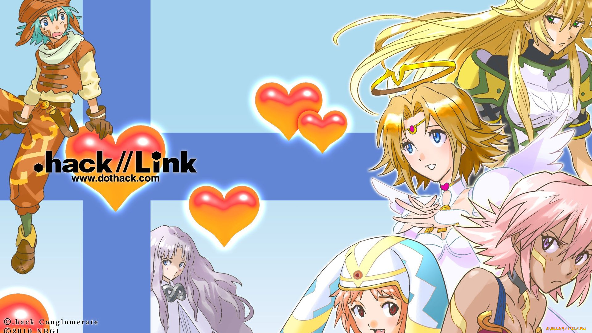 аниме, hack, sign