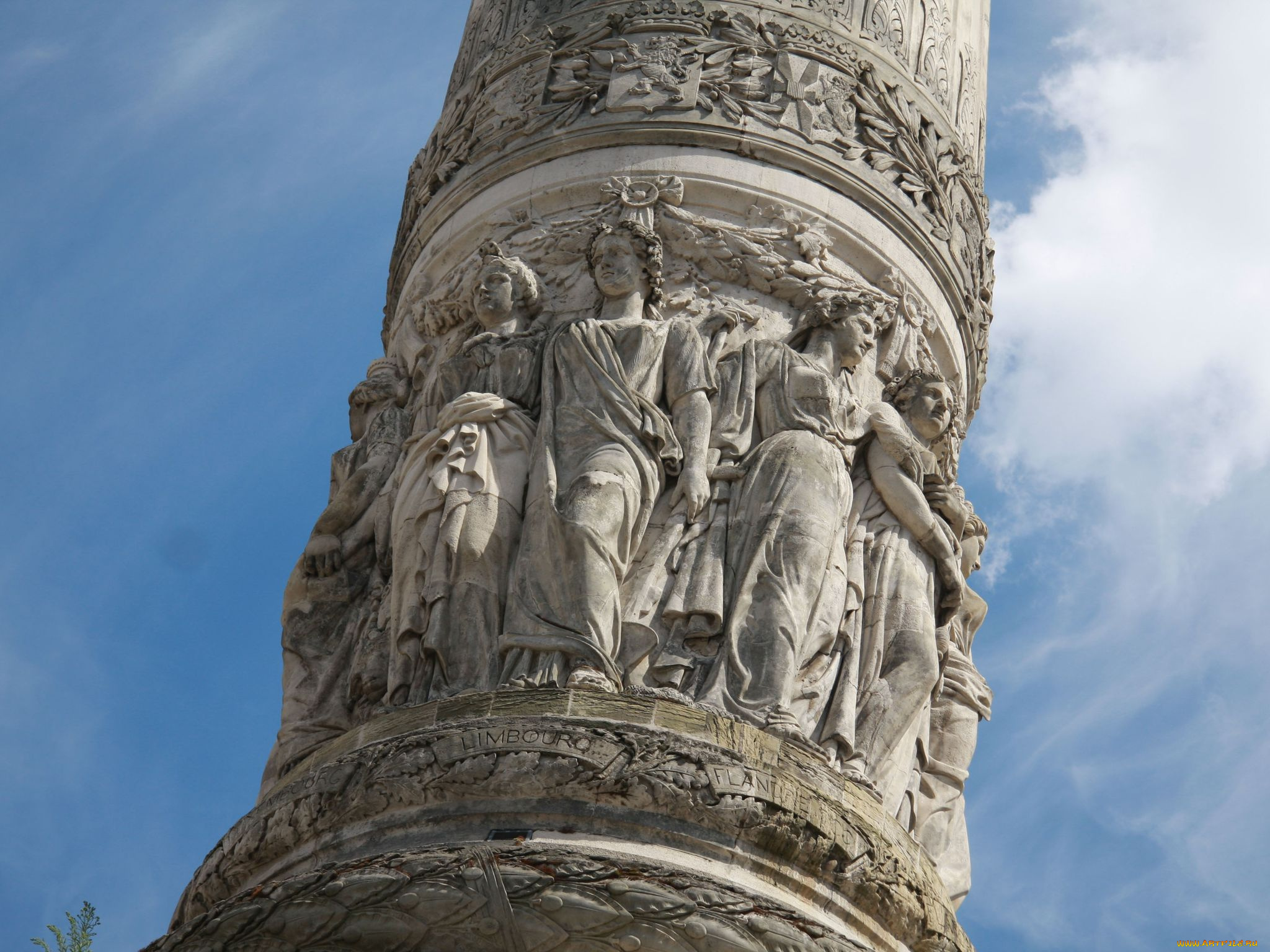 разное, рельефы, статуи, музейные, экспонаты, колонна