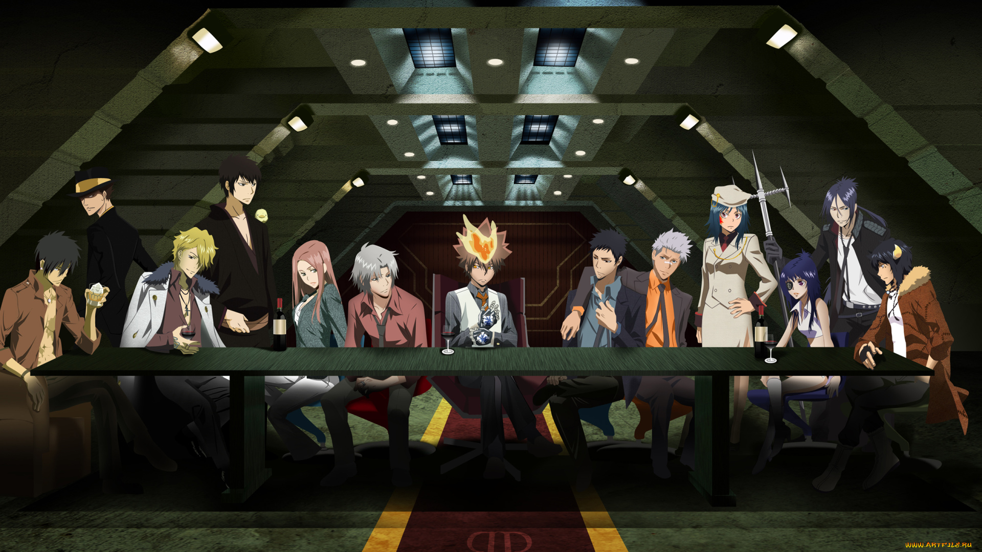 hitman, reborn, аниме, katekyo, tsunayoshi, sawada, hayato, gokudera